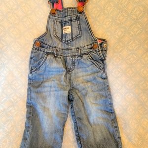 Oshkosh denim overalls, 18m